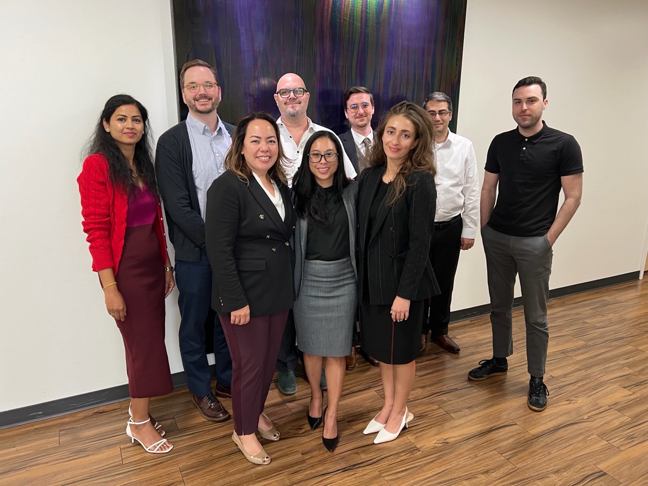 The Fortrea team gathered for a group photograph